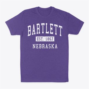 Bartlett Nebraska Classic Established Classic Dad T-Shirt