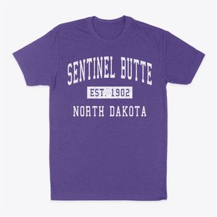 Sentinel Butte North Dakota Classic Established Classic Dad T-Shirt