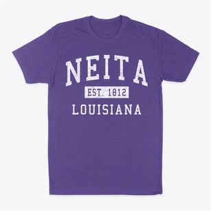 Neita Louisiana Classic Established Classic Dad T-Shirt
