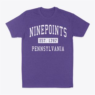 Ninepoints Pennsylvania Classic Established Classic Dad T-Shirt