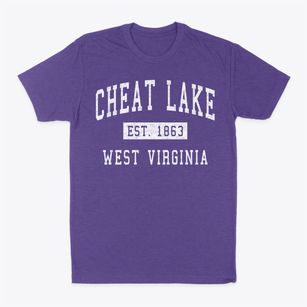 Cheat Lake West Virginia Classic Established Classic Dad T-Shirt