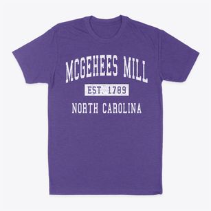 Mcgehees Mill North Carolina Classic Established Classic Dad T-Shirt