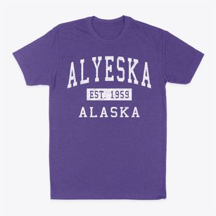 Alyeska Alaska Classic Established Classic Dad T-Shirt