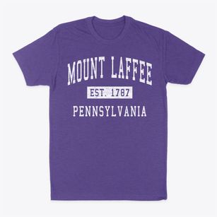 Mount Laffee Pennsylvania Classic Established Classic Dad T-Shirt