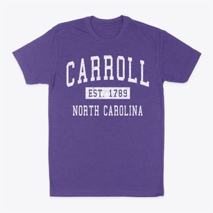 Carroll North Carolina Classic Established Classic Dad T-Shirt