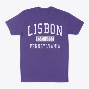 Lisbon Pennsylvania Classic Established Classic Dad T-Shirt