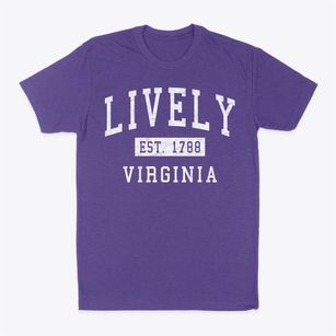 Lively Virginia Classic Established Classic Dad T-Shirt