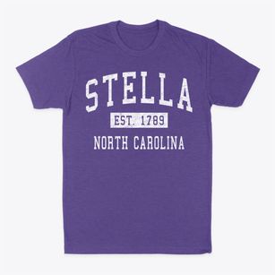 Stella North Carolina Classic Established Classic Dad T-Shirt