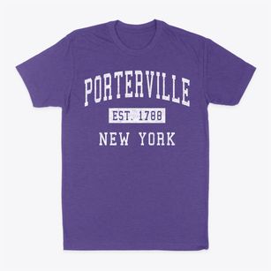 Porterville New York Classic Established Classic Dad T-Shirt