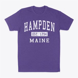 Hampden Maine Classic Established Classic Dad T-Shirt