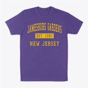 Jamesburg Gardens New Jersey Classic Established Classic Dad T-Shirt