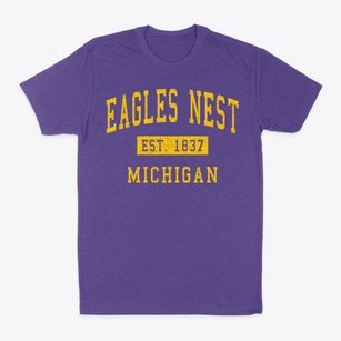 Eagles Nest Michigan Classic Established Classic Dad T-Shirt