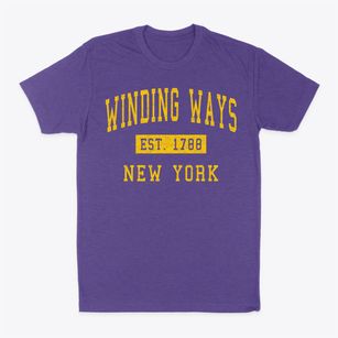 Winding Ways New York Classic Established Classic Dad T-Shirt