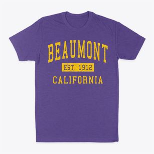 Beaumont California Classic Established Classic Dad T-Shirt
