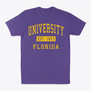 University Florida Classic Established Classic Dad T-Shirt