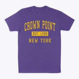 Crown Point New York Classic Established Classic Dad T-Shirt