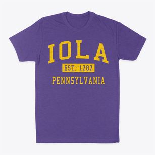 Iola Pennsylvania Classic Established Classic Dad T-Shirt