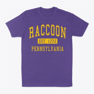 Raccoon Pennsylvania Classic Established Classic Dad T-Shirt