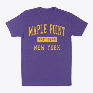 Maple Point New York Classic Established Classic Dad T-Shirt