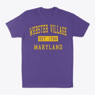 Webster Village Maryland Classic Established Classic Dad T-Shirt