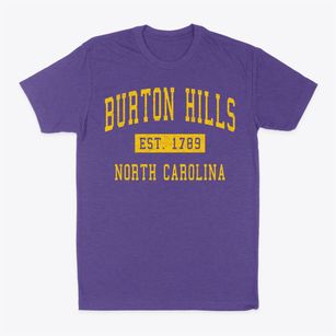 Burton Hills North Carolina Classic Established Classic Dad T-Shirt
