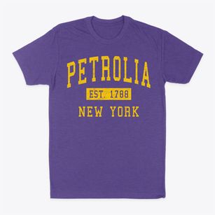 Petrolia New York Classic Established Classic Dad T-Shirt