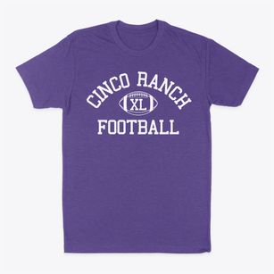Cinco Ranch Junior High School Classic Football Classic Dad T-Shirt