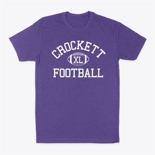 Crockett High School Classic Football Classic Dad T-Shirt