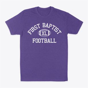First Baptist Christian School Classic Football Classic Dad T-Shirt