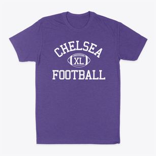 Chelsea High School Classic Football Classic Dad T-Shirt