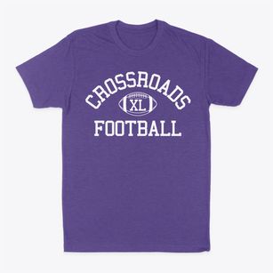 Crossroads Christian School Classic Football Classic Dad T-Shirt