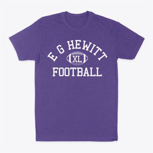 E G Hewitt Intermediate School Classic Football Classic Dad T-Shirt