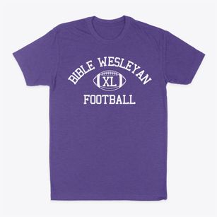 Bible Wesleyan Methodist School Classic Football Classic Dad T-Shirt