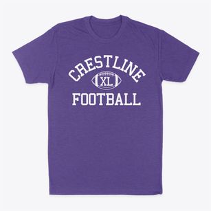 Crestline School Classic Football Classic Dad T-Shirt