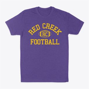 Red Creek High School Classic Football Classic Dad T-Shirt