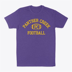 Panther Creek High School Classic Football Classic Dad T-Shirt