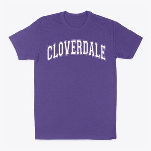 Cloverdale School Varsity Arch Classic Dad T-Shirt