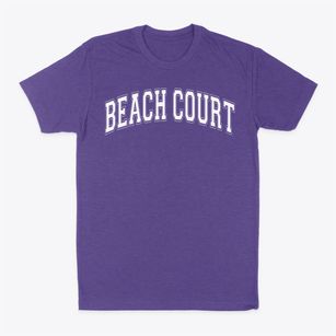 Beach Court Elementary School Varsity Arch Classic Dad T-Shirt