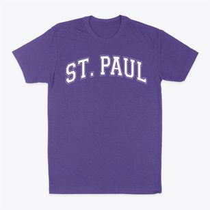 Saint Paul Lutheran School Varsity Arch Classic Dad T-Shirt
