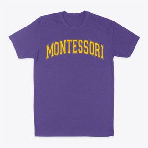 Montessori Academy Varsity Arch Classic Dad T-Shirt
