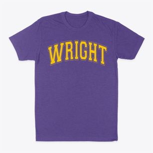 Wright High School Varsity Arch Classic Dad T-Shirt