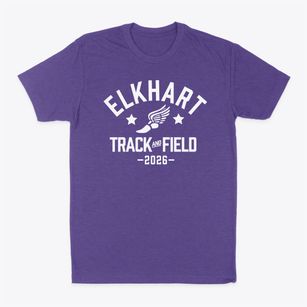 Elkhart Elementary School Track and Field Classic Dad T-Shirt