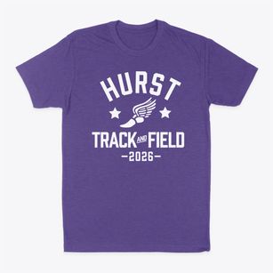 Hurst Junior High School Track and Field Classic Dad T-Shirt