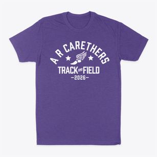 A R Carethers Academy Track and Field Classic Dad T-Shirt