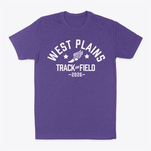 West Plains High School Track and Field Classic Dad T-Shirt