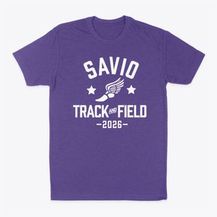Savio Track and Field Classic Dad T-Shirt