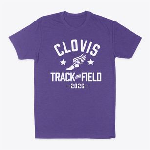 Clovis High School Track and Field Classic Dad T-Shirt