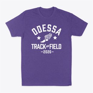 Odessa High School Track and Field Classic Dad T-Shirt