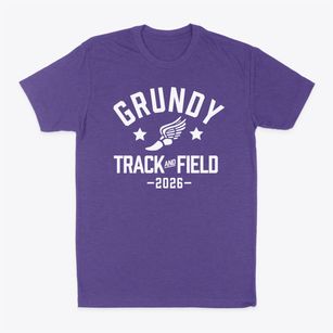 Grundy Junior High School Track and Field Classic Dad T-Shirt