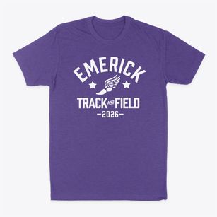 Emerick Elementary School Track and Field Classic Dad T-Shirt